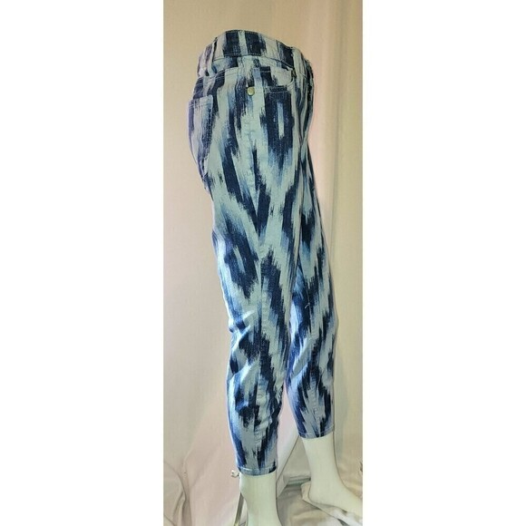 Nine West Vintage America Matchstick Skinny Brush Stroke Capri - Size 2 - Picture 1 of 9